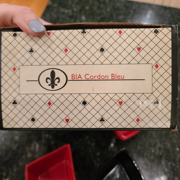 BIA Cordon Bleu Bridge Stonewear Snack Dishes 2003 - Picture 4 of 6